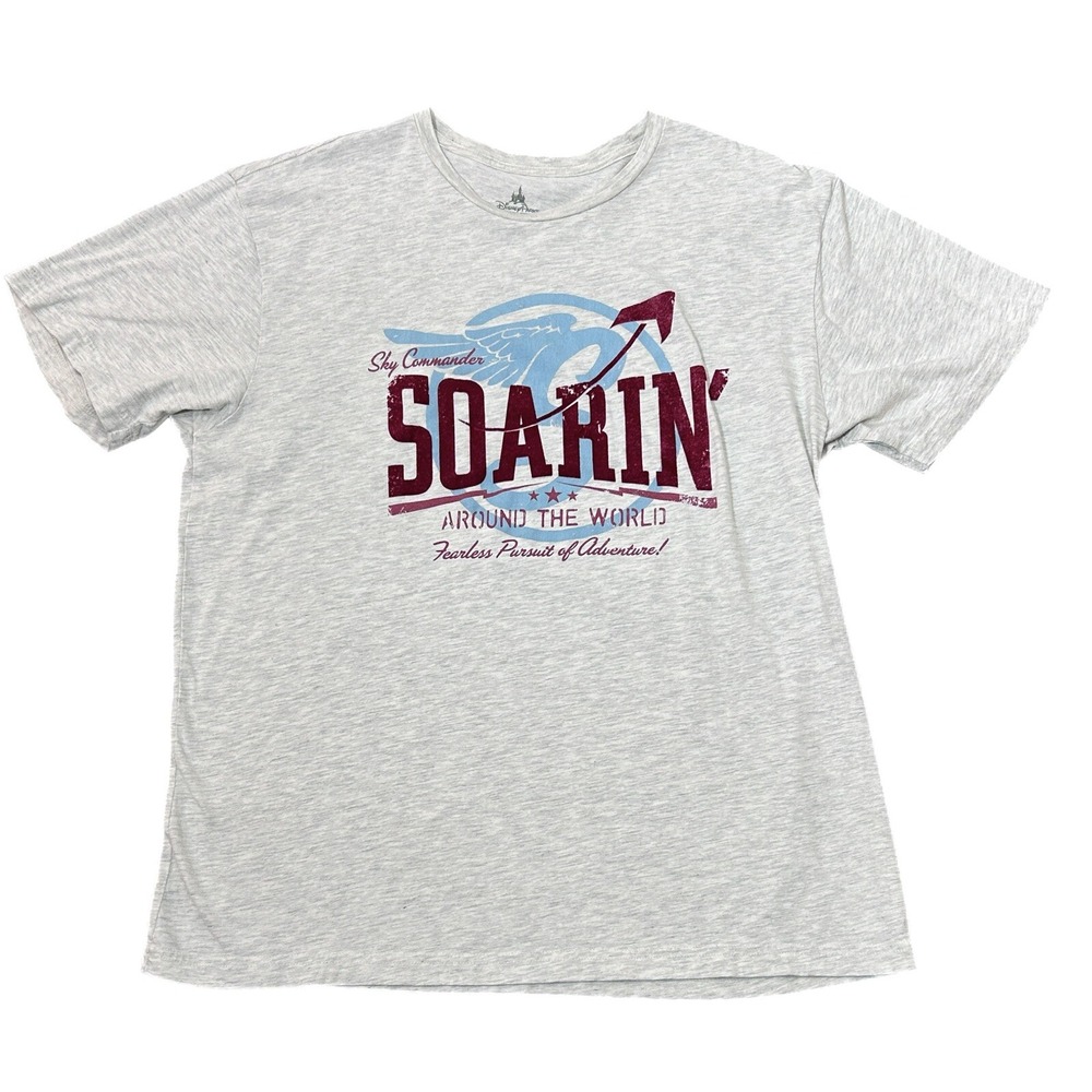 Disney Parks‎  Men's T-Shirt Sky Commander Soarin Around The World Size XL